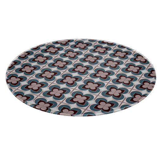 Geometrische Blume Schneidebrett (Ecke)