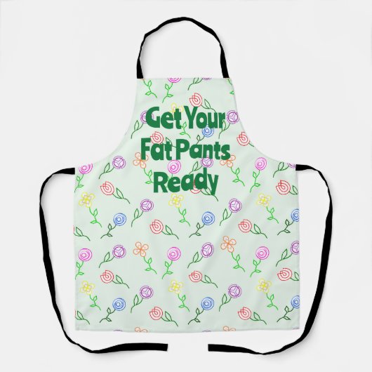 Geometrische Blume Schürze (Vorderseite)