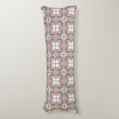 Geometrische Blume Seitenschläferkissen (Vorderseite Vertikal)