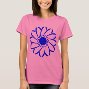 Geometrische Blume T-Shirt
