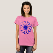 Geometrische Blume T-Shirt (Vorne ganz)