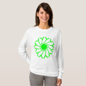 Geometrische Blume T-Shirt (Vorne ganz)