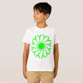 Geometrische Blume T-Shirt (Vorne ganz)