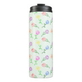 Geometrische Blume Thermosbecher (Vorderseite)