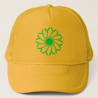 Geometrische Blume Truckerkappe