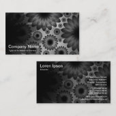 Geometrische Blume Visitenkarte (Vorne/Hinten)