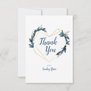 Geometrische Blumen-Dankeschön Dankeskarte