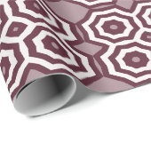 Geometrische Blumenpastel Geschenkpapier (Rolleneckpunkt)