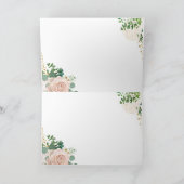 Geometrische Blüte wird mein Blumenmädchen sein Einladung (Innenseite)