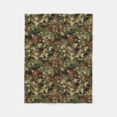 Geometrische Camouflage Fleecedecke (Vorderseite)