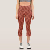 Geometrische Cedar Hochwaisted Capri Leggings (Vorderseite)