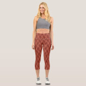 Geometrische Cedar Hochwaisted Capri Leggings (Vorderseite)