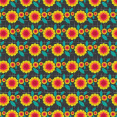 Geometrische Chrysanthemen Schürze