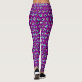Geometrische Circle-Leggings - Stilvolle Aktionsbe Leggings (Rückseite)