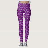 Geometrische Circle-Leggings - Stilvolle Aktionsbe Leggings (Vorderseite)