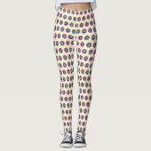 Geometrische Circle-Leggings - Stilvolle Aktionsbe Leggings (Vorderseite)