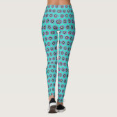 Geometrische Circle-Leggings - Stilvolle Aktionsbe Leggings (Rückseite)