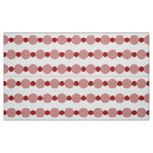 Geometrische Circle Line rot & weiß Stoff (Fat Quarter (45,7 x 55,9 cm))