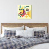 Geometrische Collage Leinwanddruck (Insitu (Schlafzimmer))