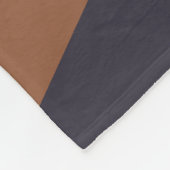 Geometrische, coole, trendige, moderne, einfache D Fleecedecke (Ecke)