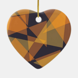 Geometrische, coole, trendige, moderne, einfache D Keramik Ornament