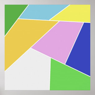 geometrische Designkunst Poster