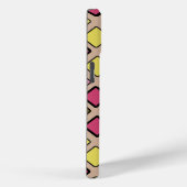 Geometrische Diagonalneigung auf einer beliebigen  Case-Mate iPhone Hülle (Rückseite / Rechts)