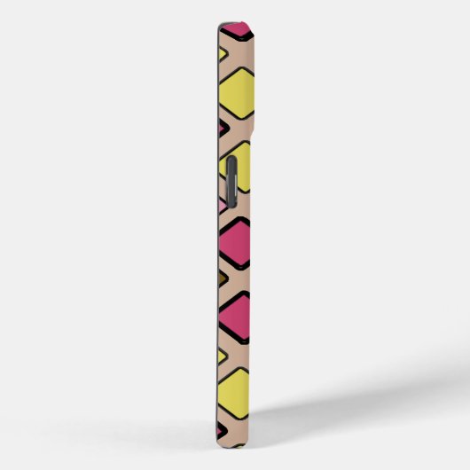 Geometrische Diagonalneigung auf einer beliebigen  Case-Mate iPhone Hülle (Rückseite / Rechts)