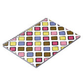 geometrische DiagonalTiles Pink Notizblock (Linke Seite)
