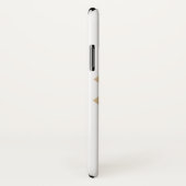 Geometrische Diamanten mit Foto und Monogramm Case-Mate iPhone Hülle (Hinten/Rechts)