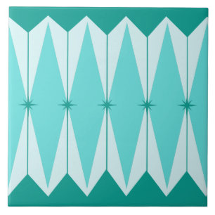 Geometrische Diamanten & Sternenexplosionen Kerami Fliese