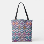 Geometrische Diamanten Tasche (Rückseite)