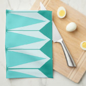 Geometrische Diamanten u. Geschirrtuch (Viertel Falte)