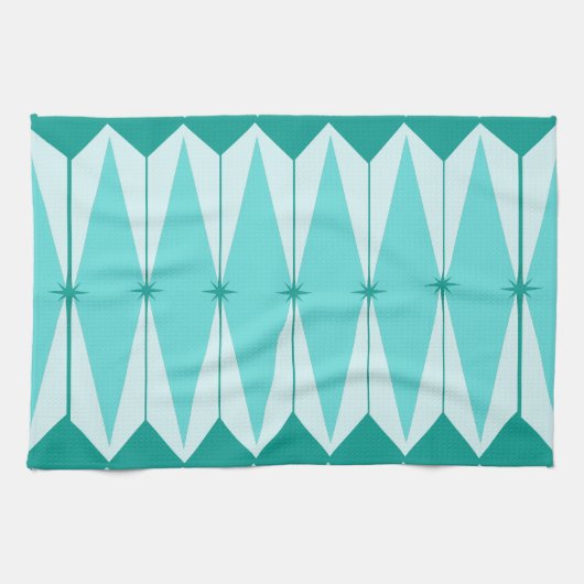 Geometrische Diamanten u. Geschirrtuch (Horizontal)