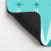 Geometrische Diamanten u. Sternexplosionen Mousepad (Ecke)