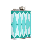 Geometrische Diamanten und Sternexplosionen Flachmann (Rechts)