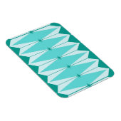 Geometrische Diamanten und Sternexplosionen Flexib Magnet (Rechte Seite)