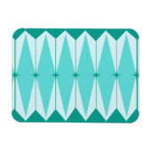 Geometrische Diamanten und Sternexplosionen Flexib Magnet (Horizontal)