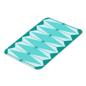 Geometrische Diamanten und Sternexplosionen Flexib Magnet (Linke Seite)