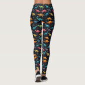 Geometrische Dino Leggings (Rückseite)