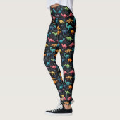 Geometrische Dino Leggings (Links)