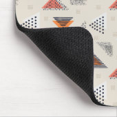 Geometrische Dreieck-Hand gezeichnetes Muster Mousepad (Ecke)