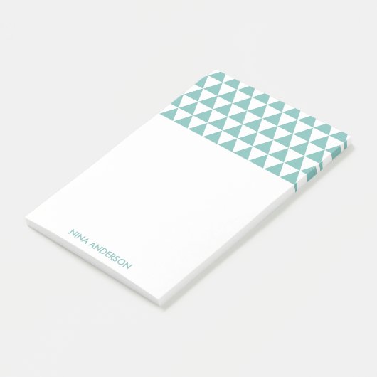 Geometrische Dreiecke - Anmerkungen Post-it Klebezettel (angewinkelt)