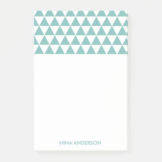 Geometrische Dreiecke - Anmerkungen Post-it Klebezettel (Vorderseite)