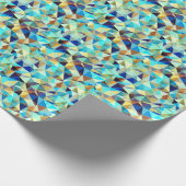 Geometrische Dreiecke: Farbiges Abstraktes Muster Geschenkpapier (Ecke)