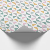 Geometrische Dreiecke Geschenkpapier (Ecke)