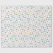 Geometrische Dreiecke Geschenkpapier (Flach)