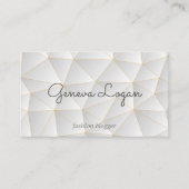 Geometrische Dreiecke | High Fashion Business Card Visitenkarte (Vorderseite)