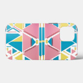 Geometrische Dreiecke in Pastel - Moderner Retro-A Case-Mate iPhone Hülle (Rückseite (Horizontal))