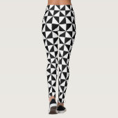 geometrische Dreiecke Leggings (Rückseite)